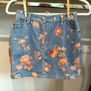 Love Shack Fancy CORDUROY MINI SKIRT